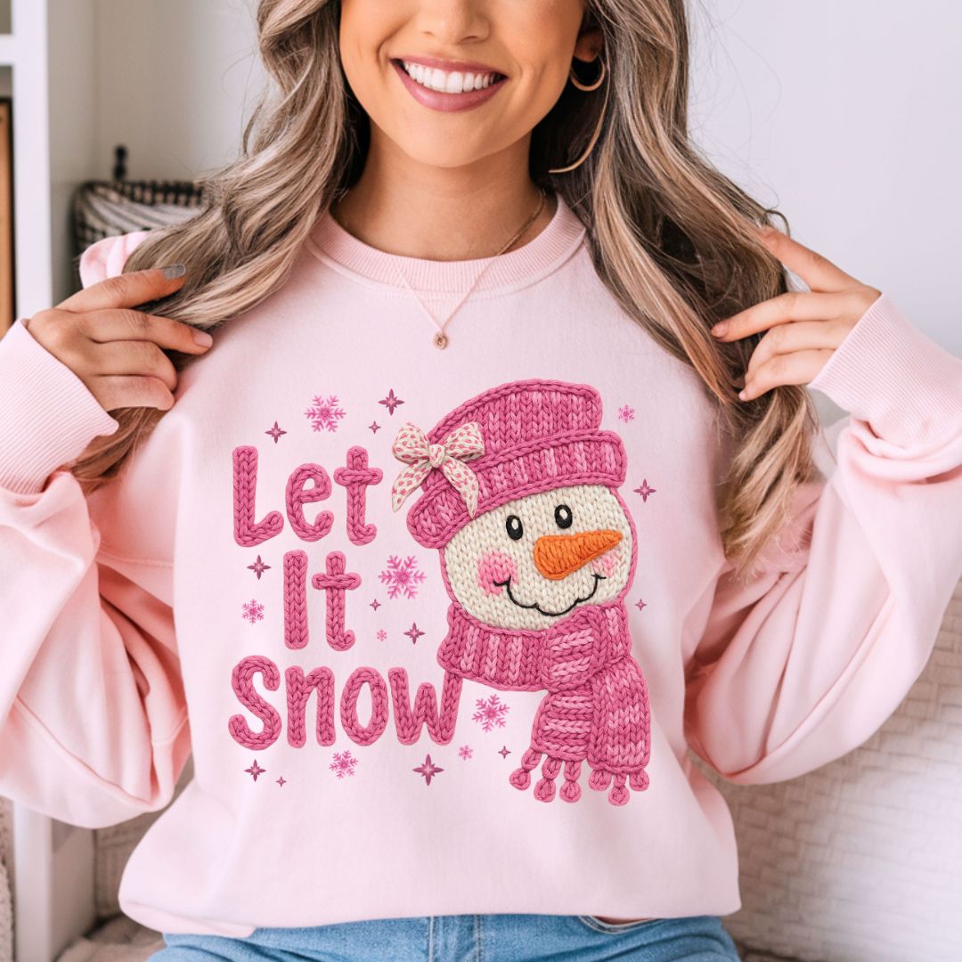 Let It Snow Snowman Sweatshirt