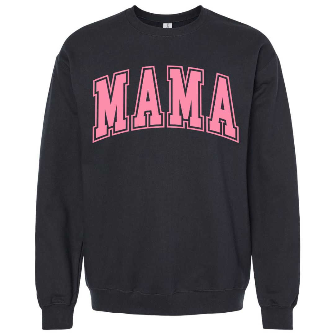 MAMA Bubblegum Collegiate Lettered Sweatshirt