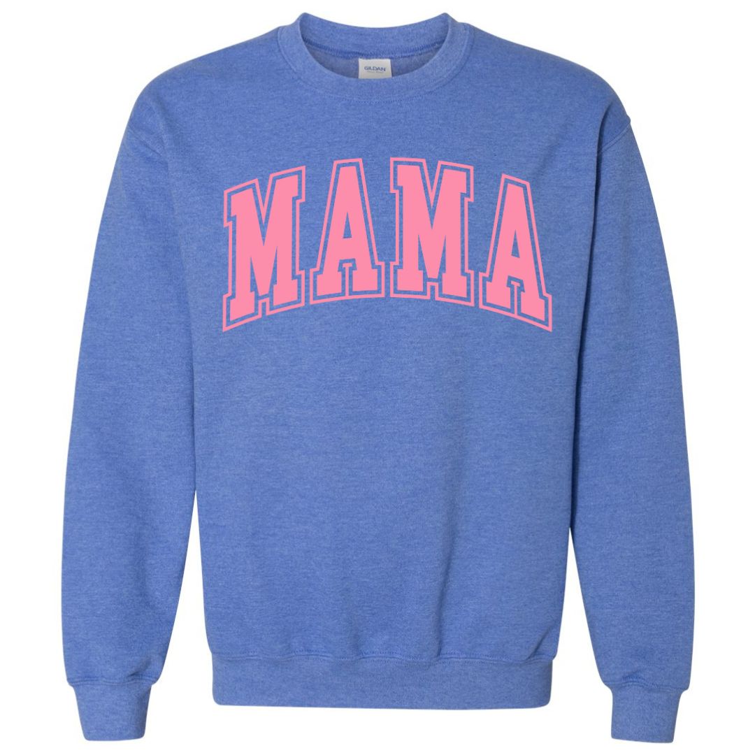 MAMA Bubblegum Collegiate Lettered Sweatshirt