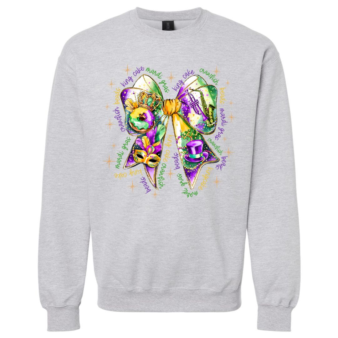 Good Times Mardi Gras Coquette Sweatshirt