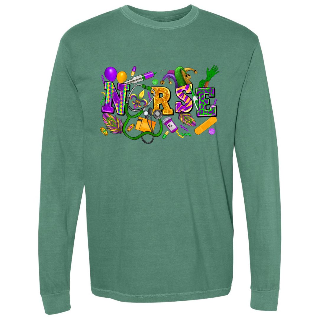 Mardi Gras Nurse T-shirt