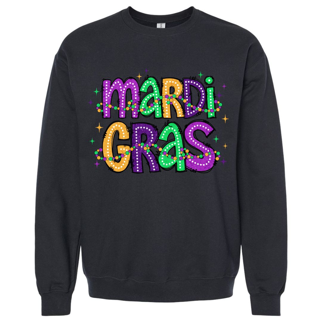 Mardi Gras Retro Sweatshirt
