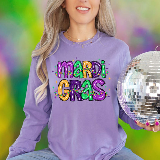Mardi Gras Retro T-shirt