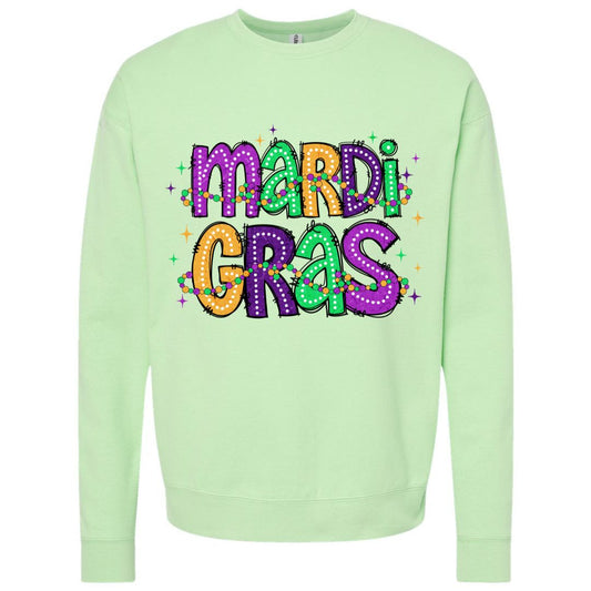 Mardi Gras Retro Sweatshirt