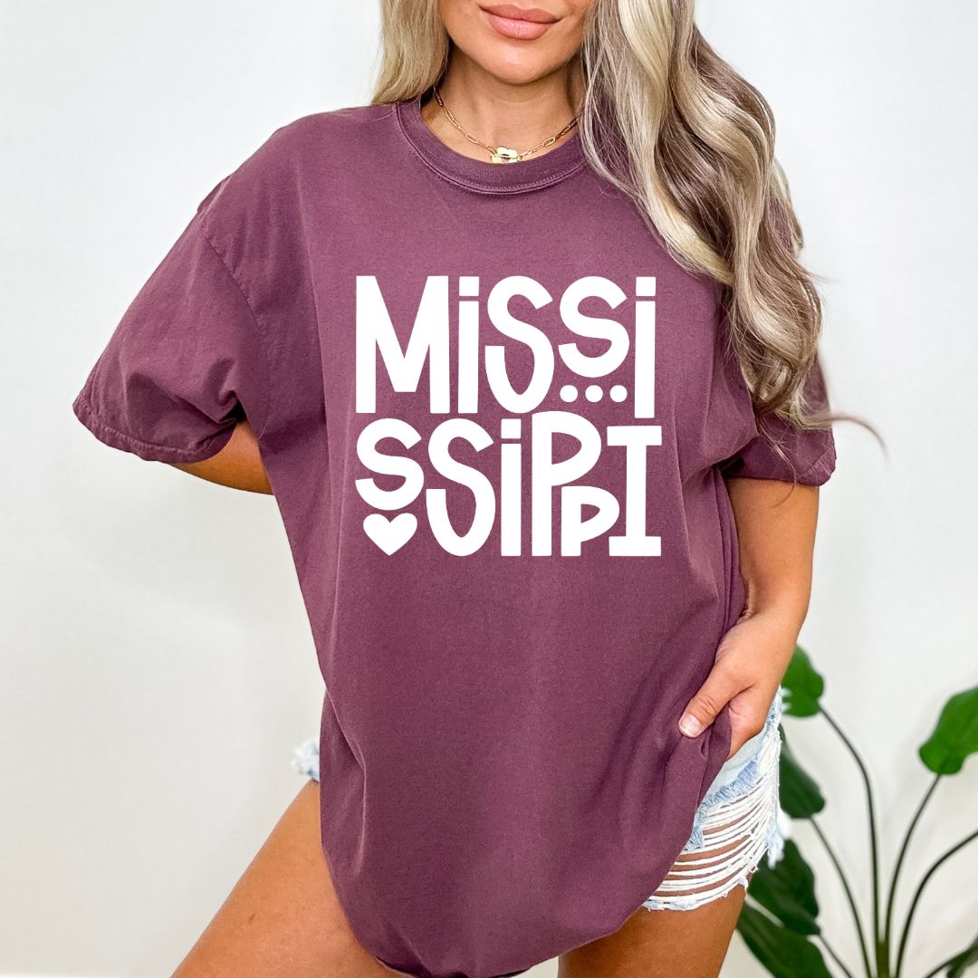 Mississippi Comfort Colors Short Sleeve T-shirt