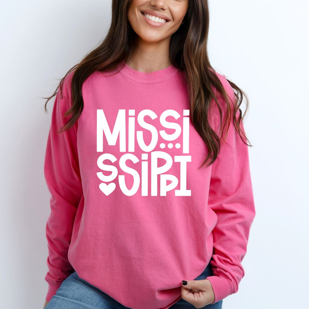 Mississippi Comfort Colors Long Sleeve T-shirt