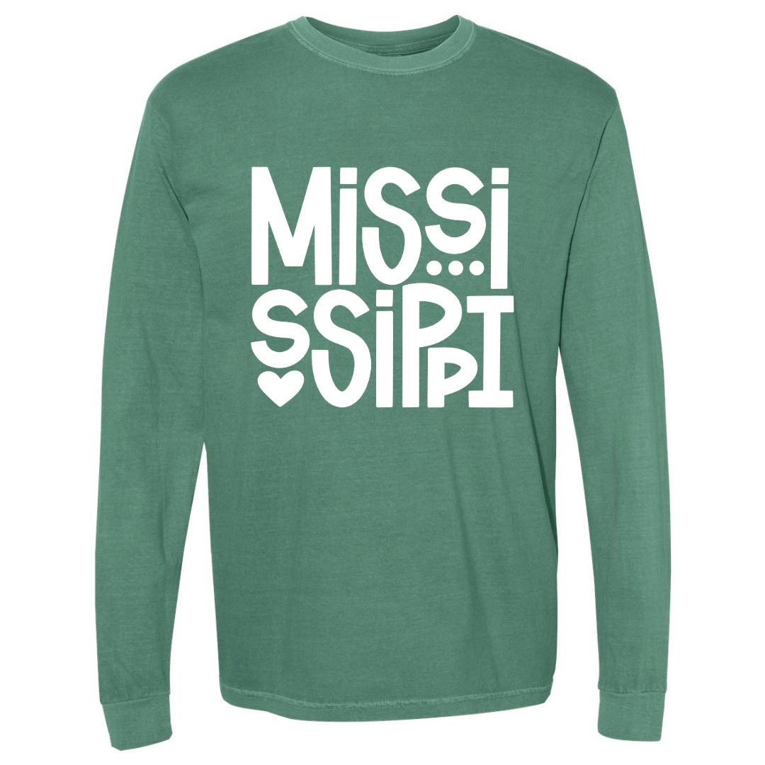 Mississippi Comfort Colors Long Sleeve T-shirt