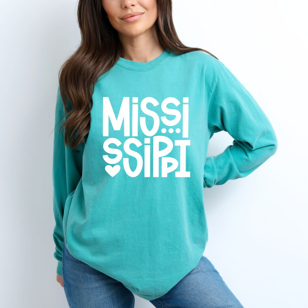 Mississippi Comfort Colors Long Sleeve T-shirt