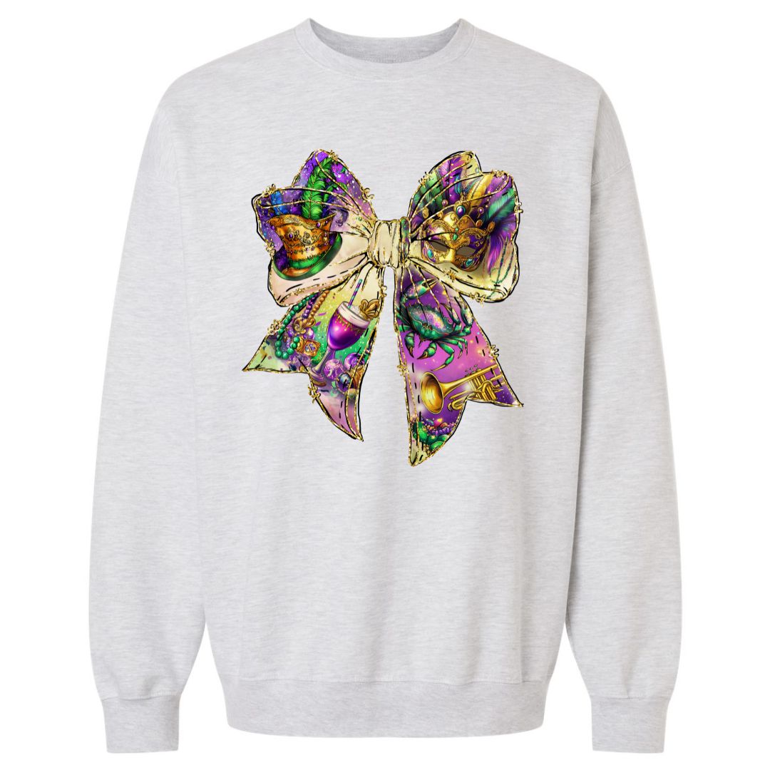 Nostalgia of Mardi Gras Coquette Sweatshirt