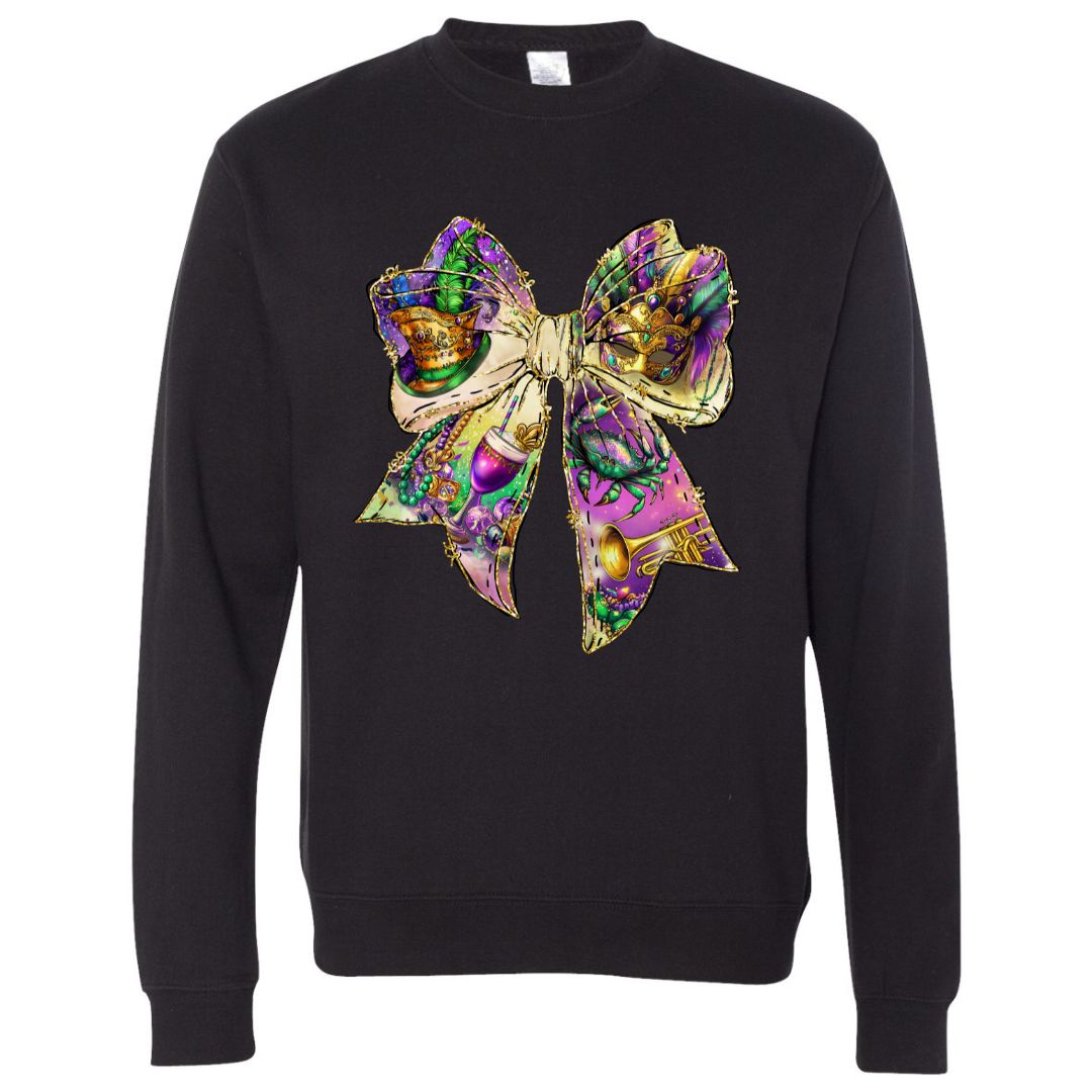 Nostalgia of Mardi Gras Coquette Sweatshirt