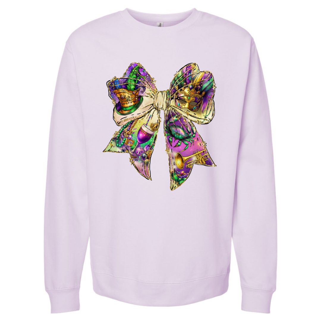 Nostalgia of Mardi Gras Coquette Sweatshirt