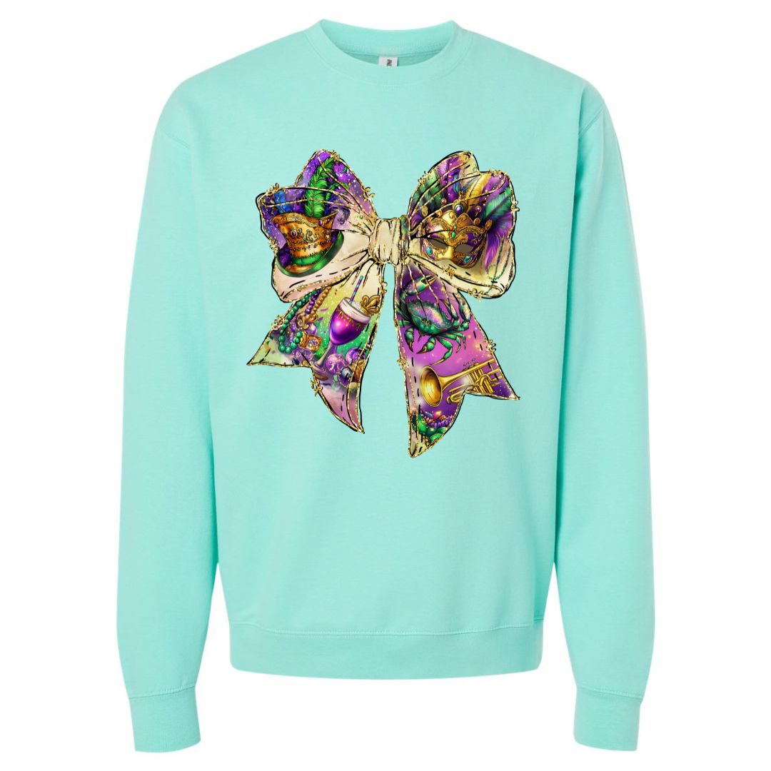 Nostalgia of Mardi Gras Coquette Sweatshirt