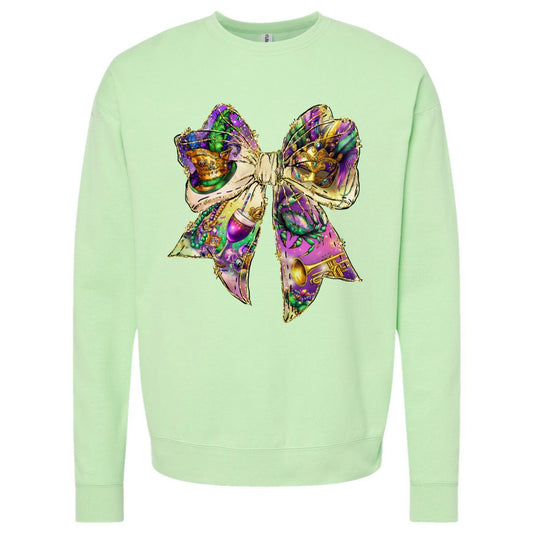 Nostalgia of Mardi Gras Coquette Sweatshirt