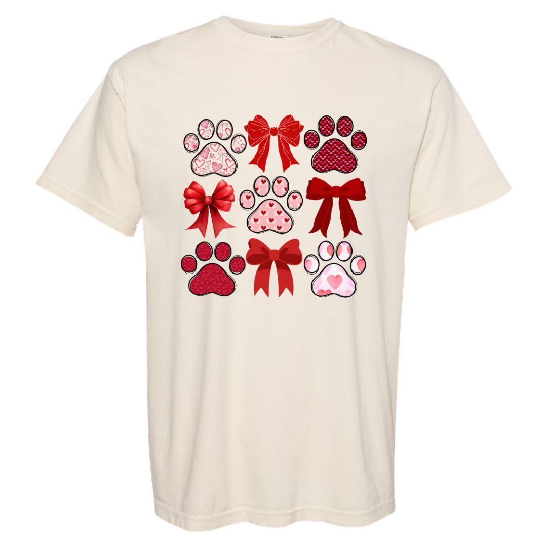 Paws & Bows Valentine T-shirt