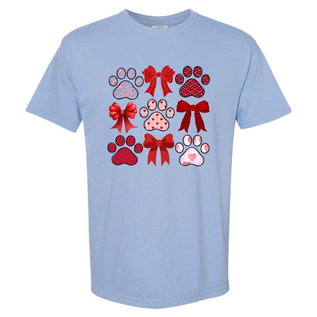 Paws & Bows Valentine T-shirt