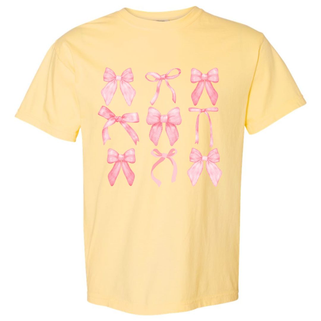 Pink Bows Coquette Collage T-shirt