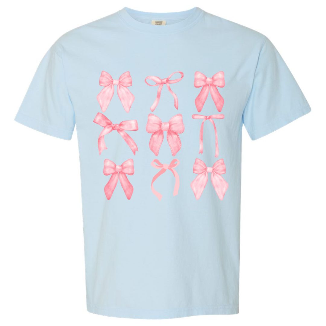 Pink Bows Coquette Collage T-shirt
