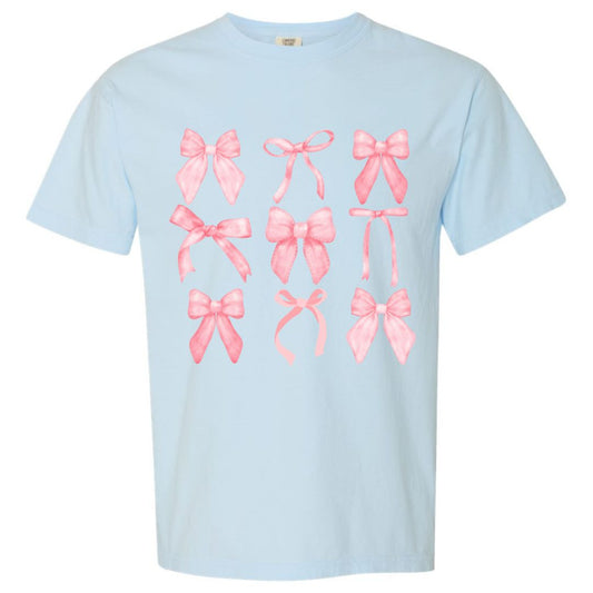 Pink Bows Coquette Collage T-shirt