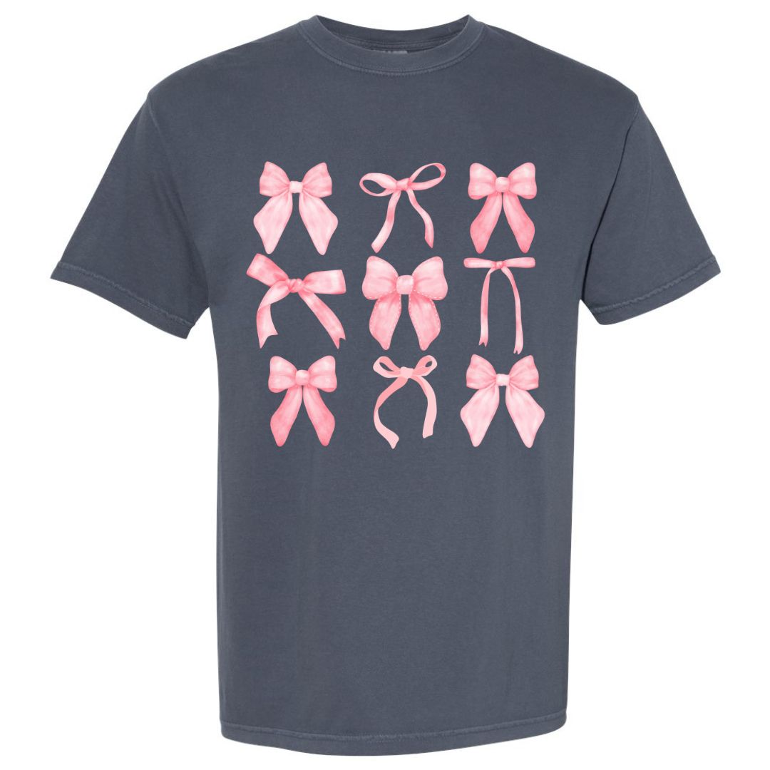 Pink Bows Coquette Collage T-shirt
