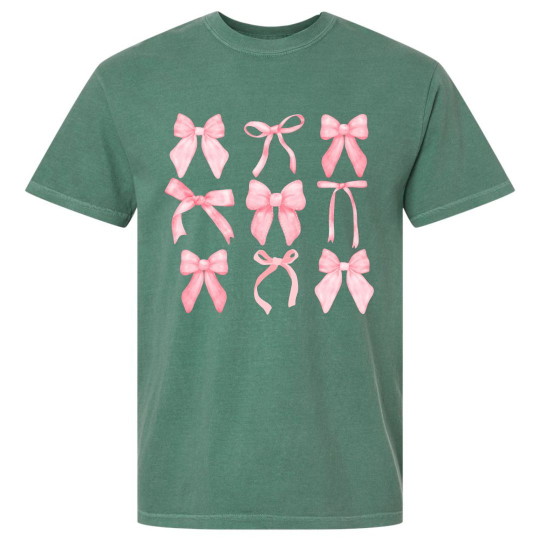 Pink Bows Coquette Collage T-shirt