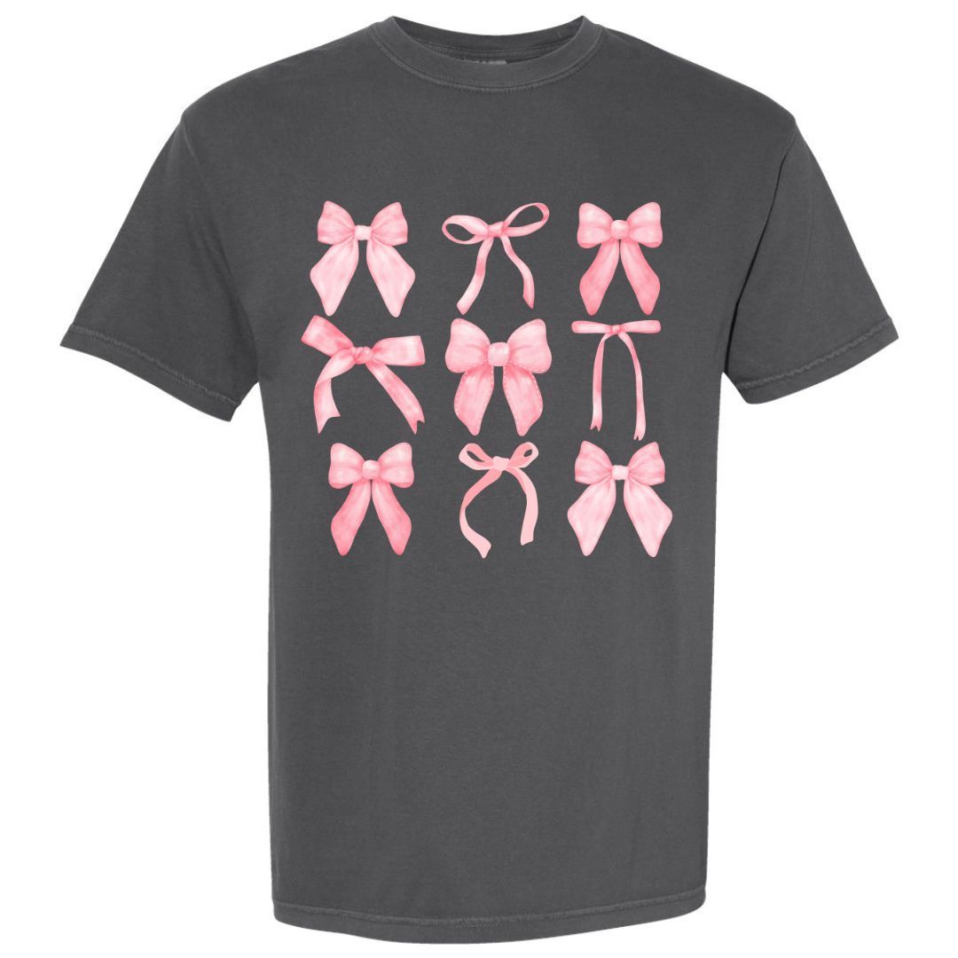 Pink Bows Coquette Collage T-shirt