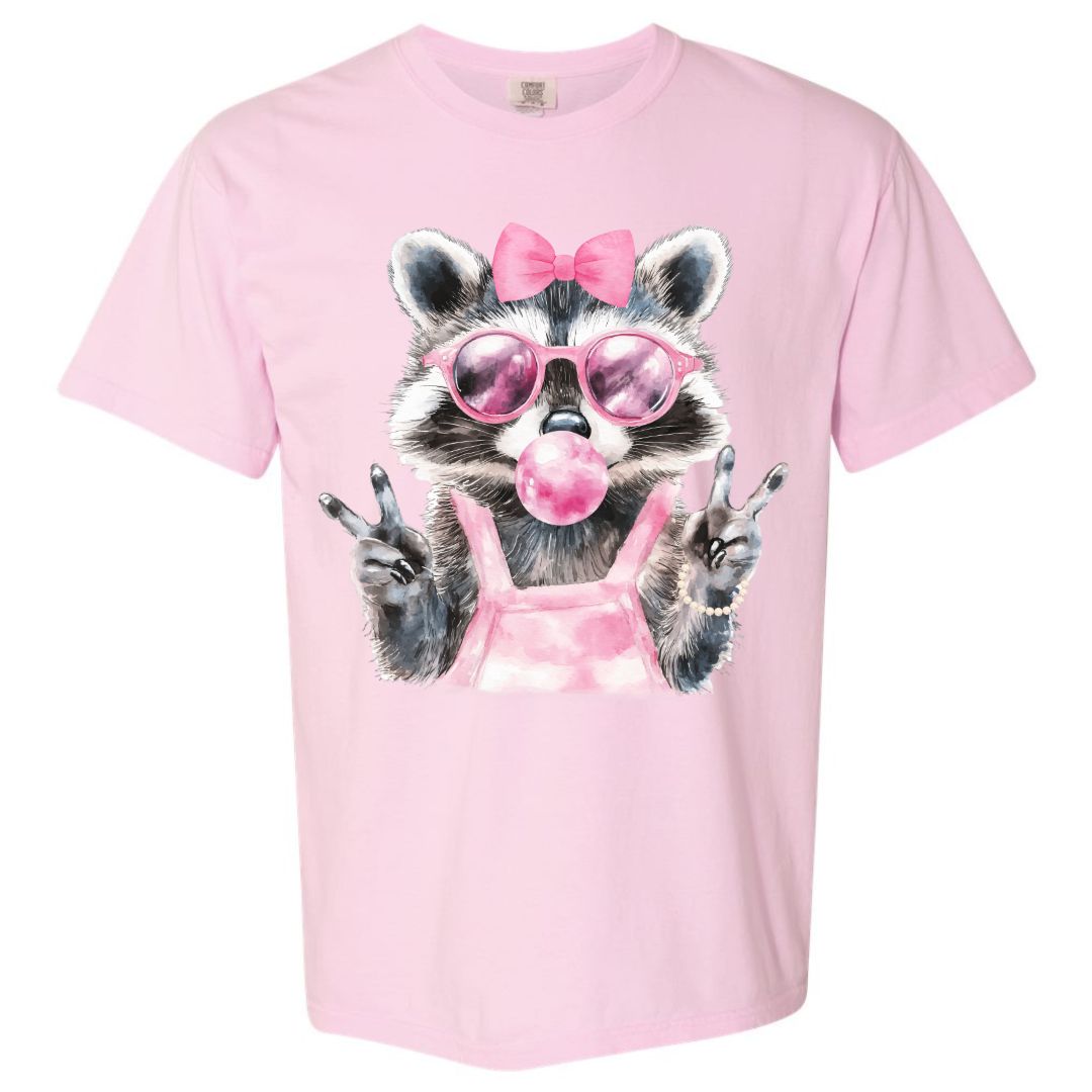 Bubblegum Bandit Raccoon T-shirt