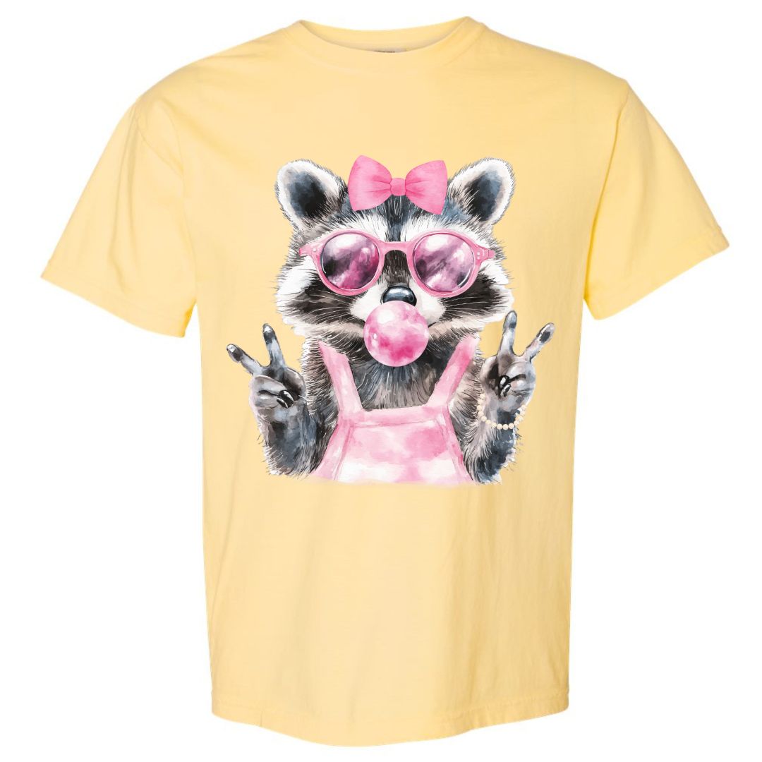 Bubblegum Bandit Raccoon T-shirt