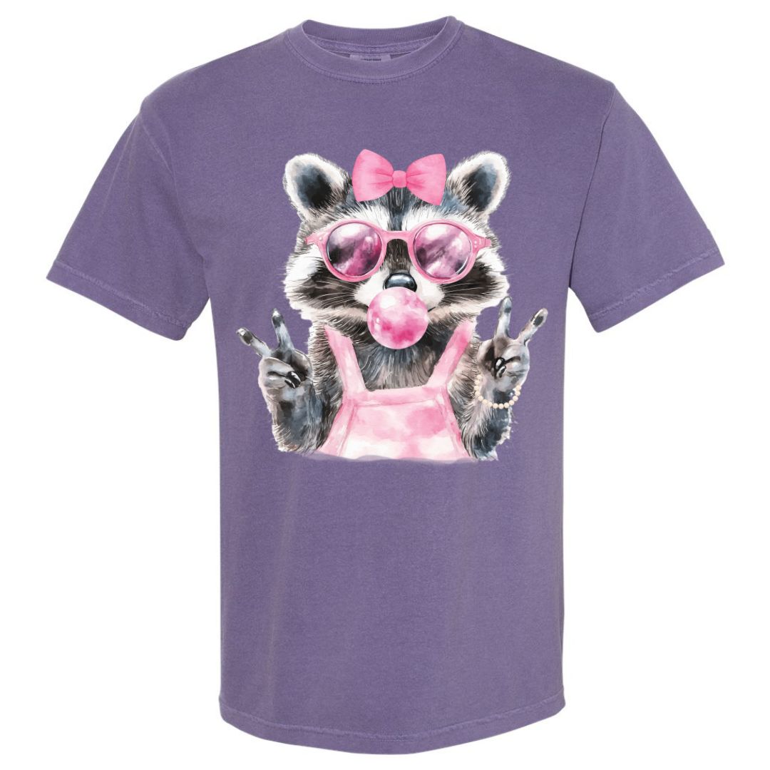 Bubblegum Bandit Raccoon T-shirt