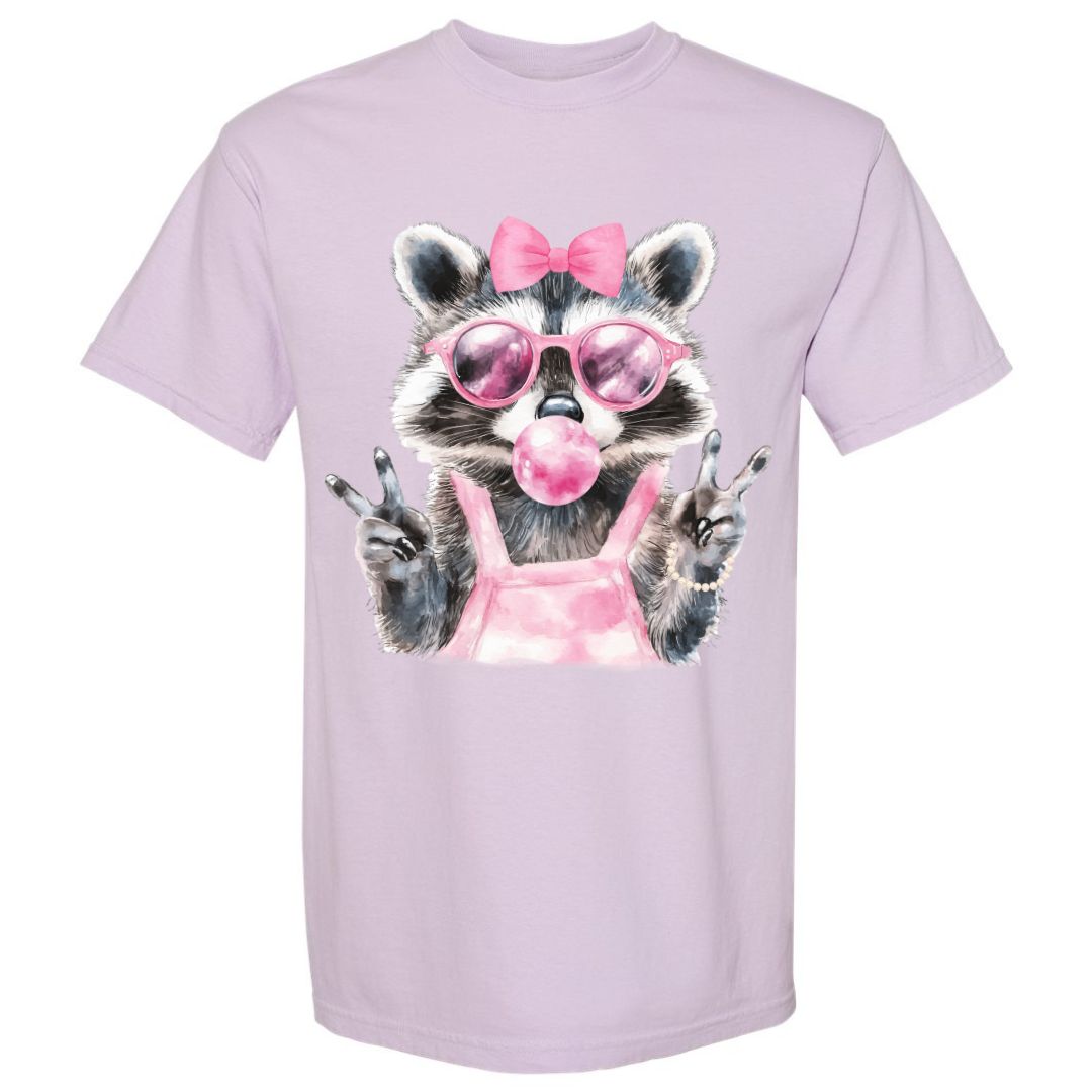 Bubblegum Bandit Raccoon T-shirt