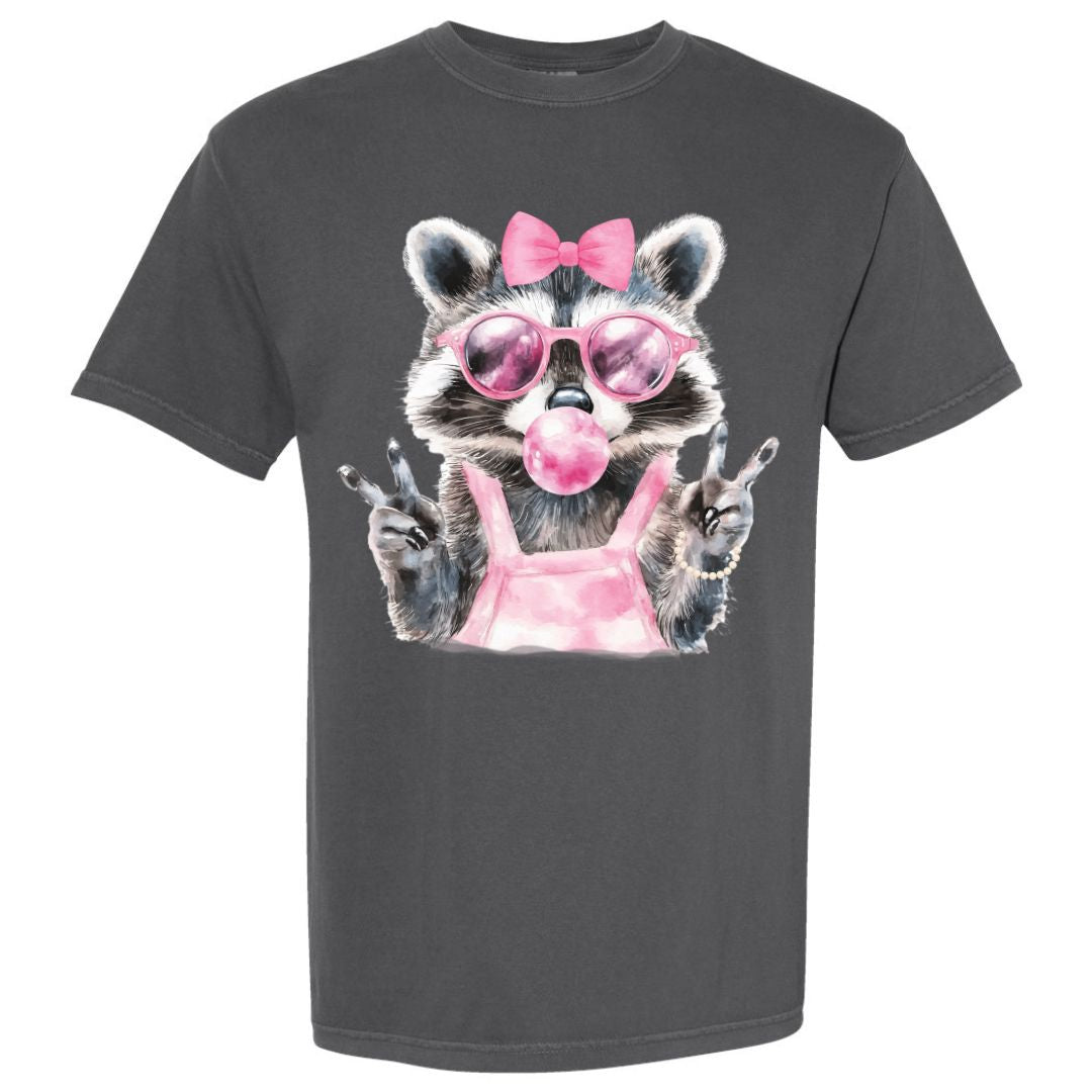 Bubblegum Bandit Raccoon T-shirt