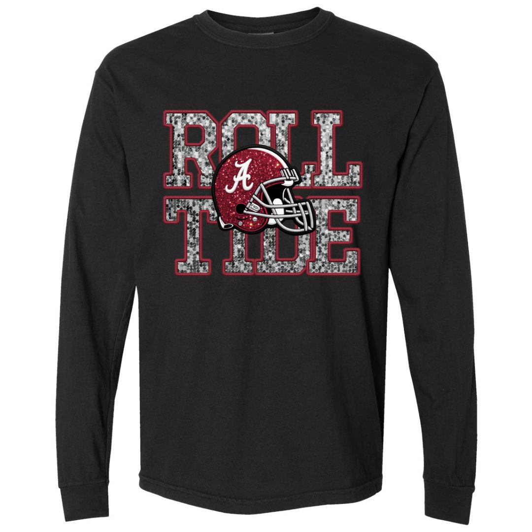 Roll Tide Faux Sequins T-shirt