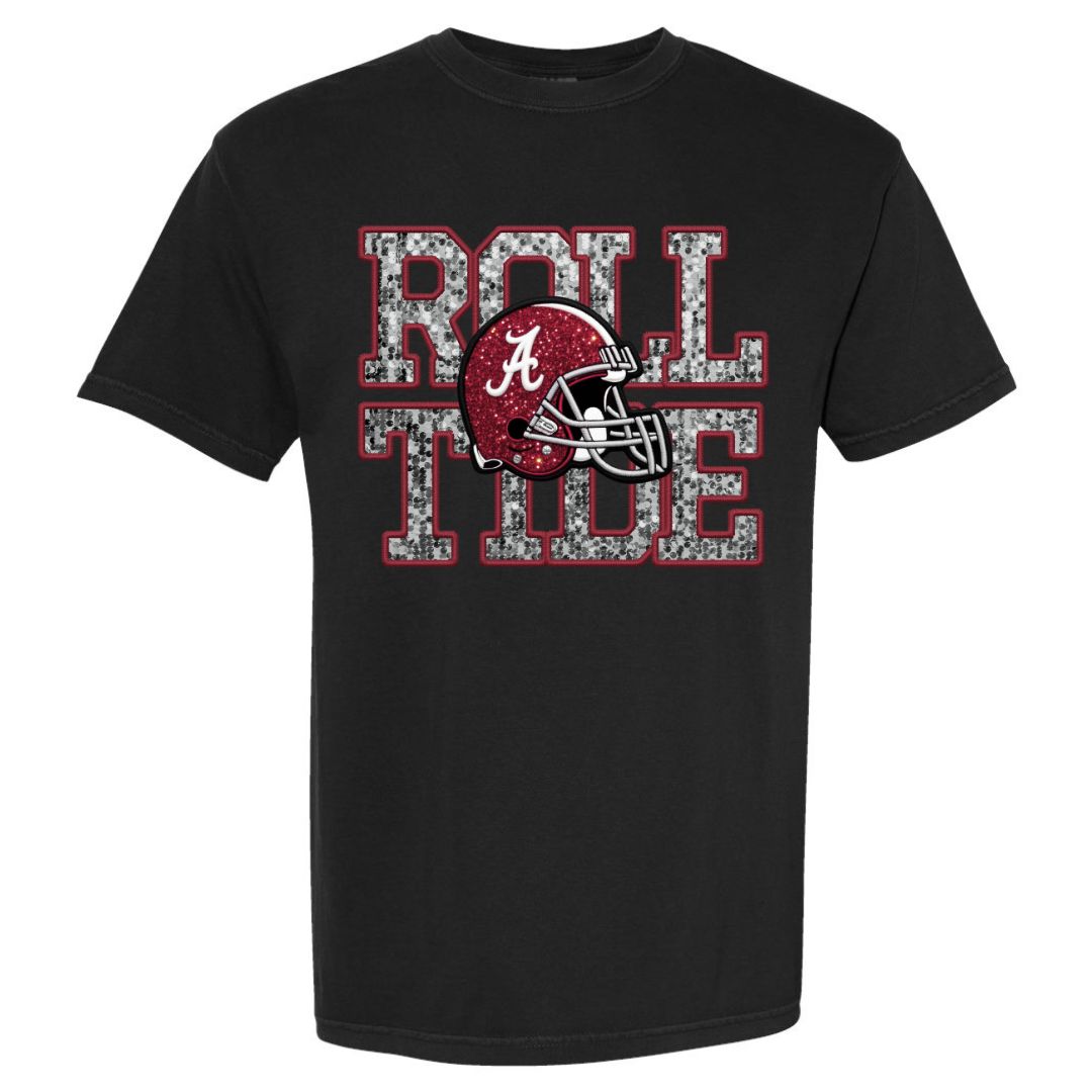 Roll Tide Faux Sequins T-shirt