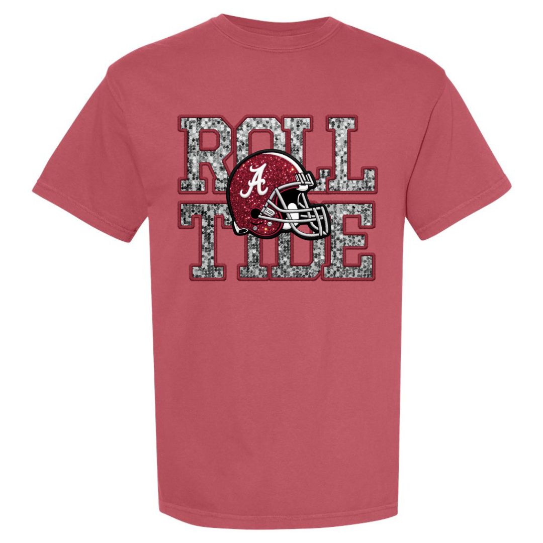 Roll Tide Faux Sequins T-shirt