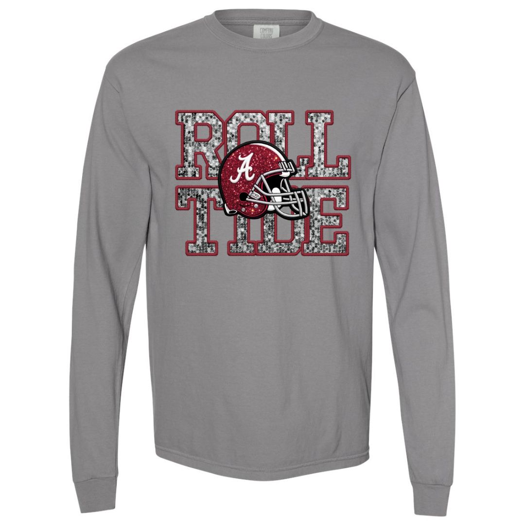 Roll Tide Faux Sequins T-shirt