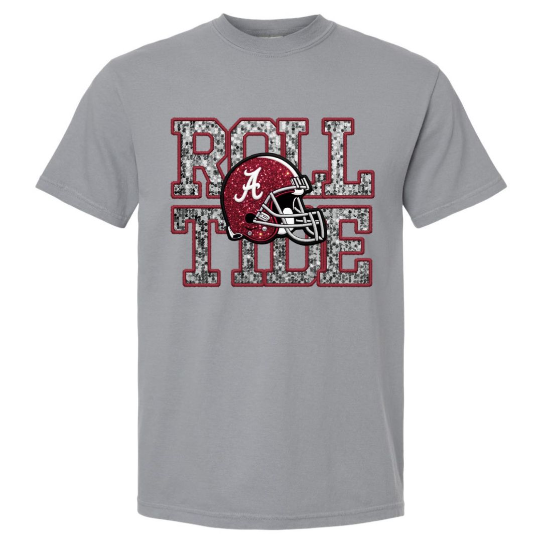 Roll Tide Faux Sequins T-shirt