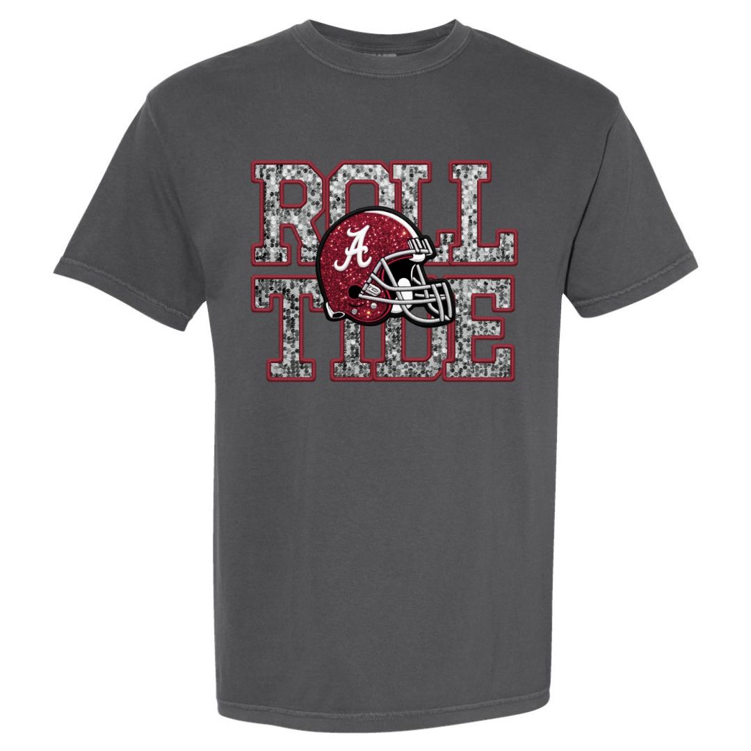 Roll Tide Faux Sequins T-shirt