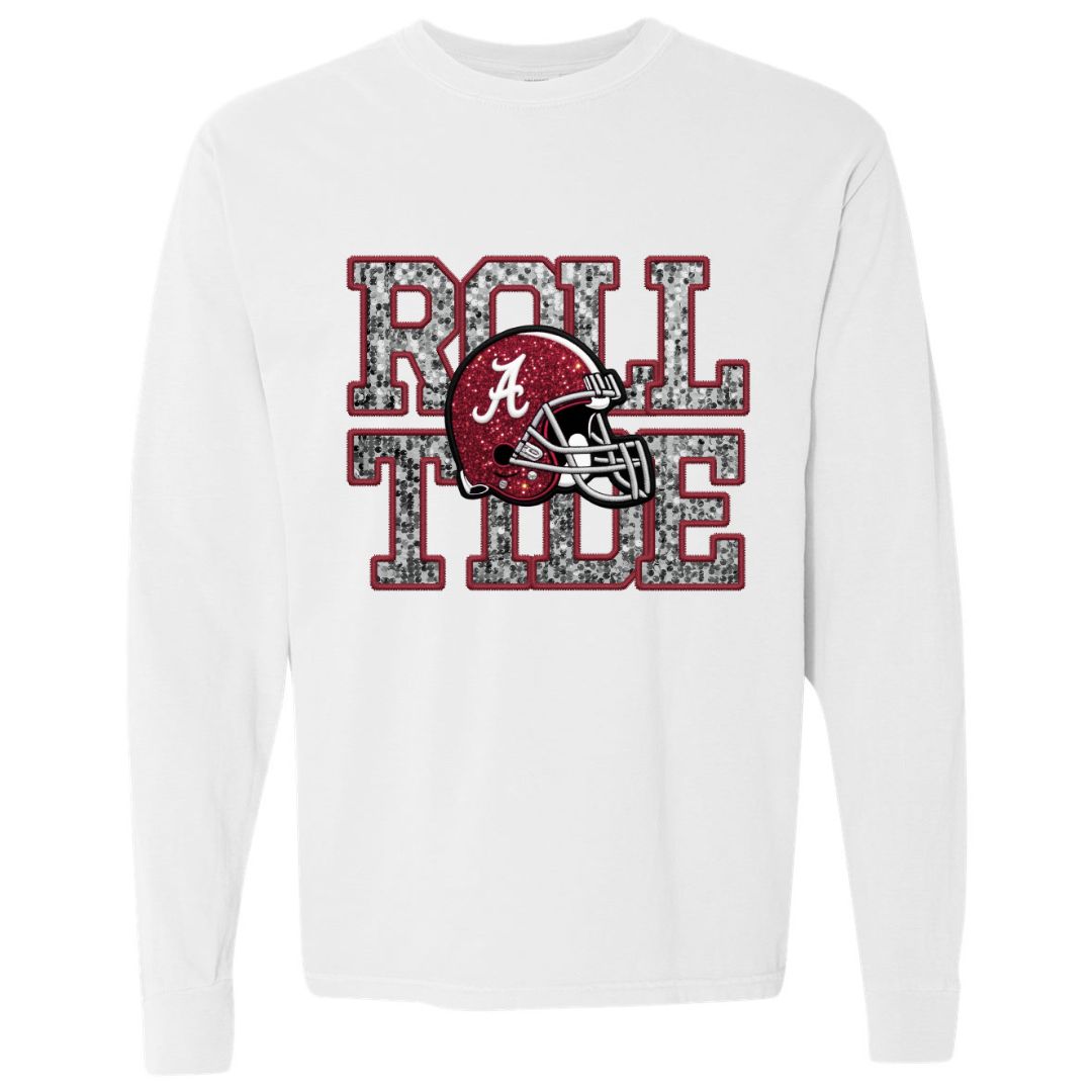 Roll Tide Faux Sequins T-shirt