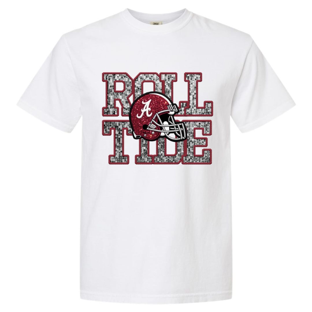 Roll Tide Faux Sequins T-shirt