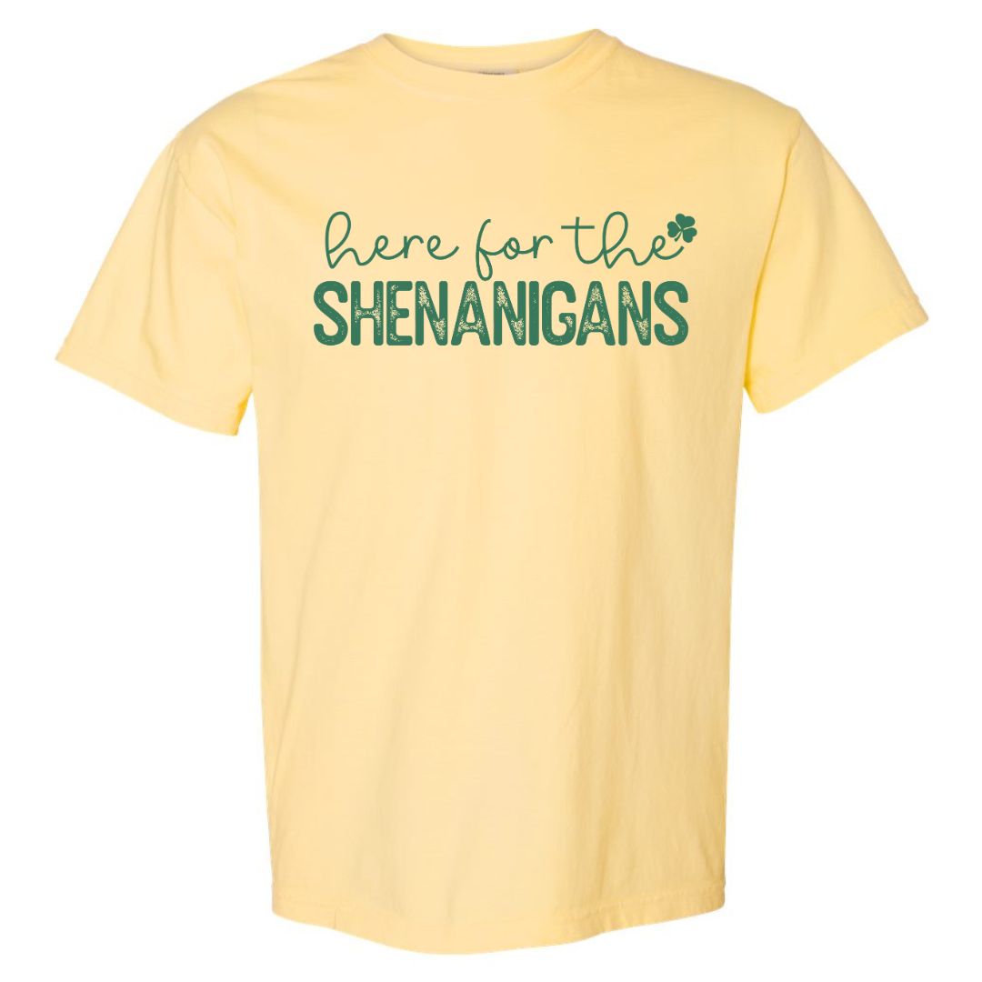 Here for the Shenanigans T-shirt