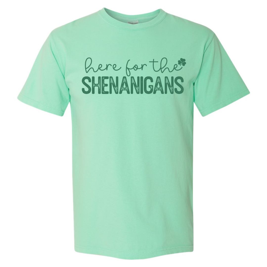 Here for the Shenanigans T-shirt