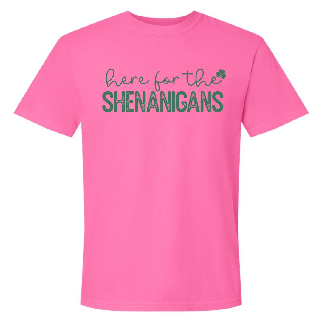 Here for the Shenanigans T-shirt