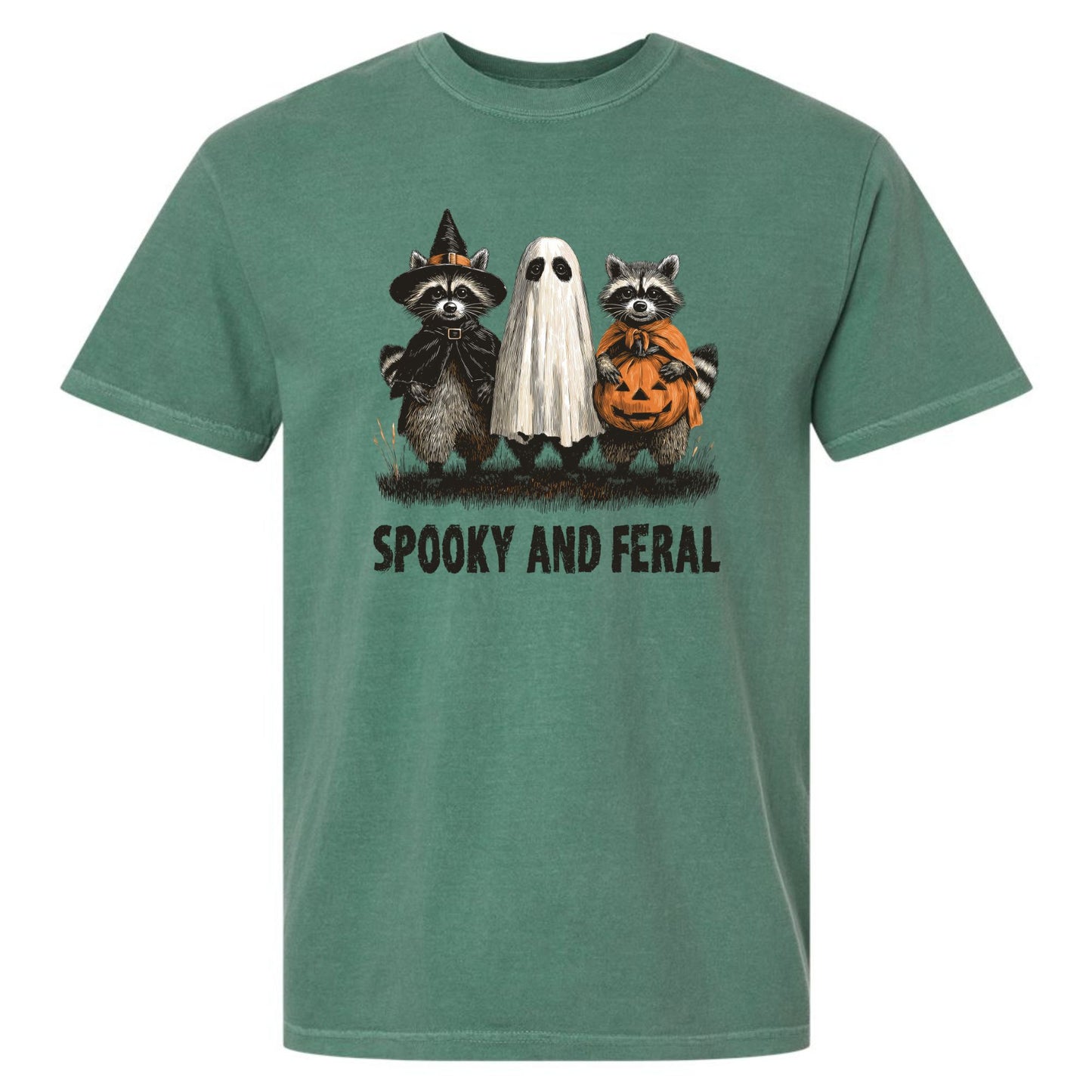 Spooky and Feral Raccoon T-shirt