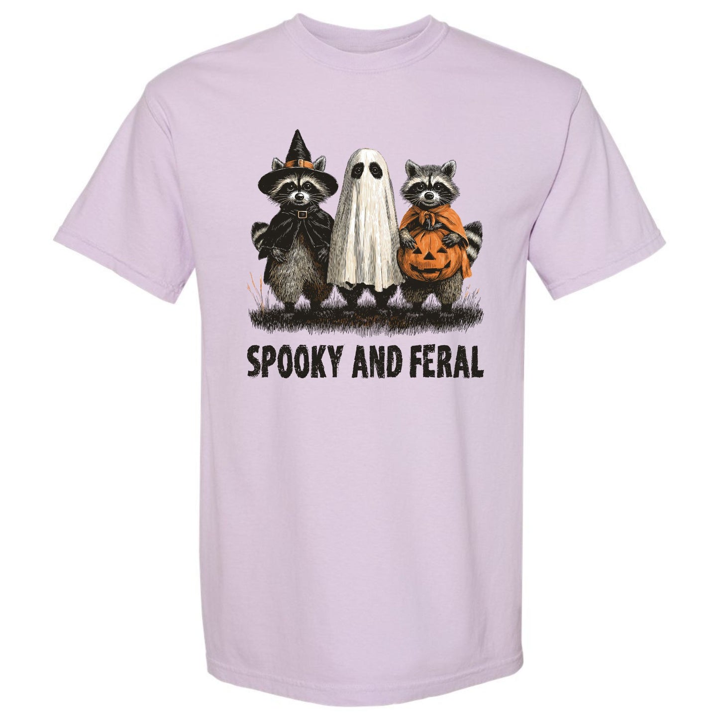 Spooky and Feral Raccoon T-shirt