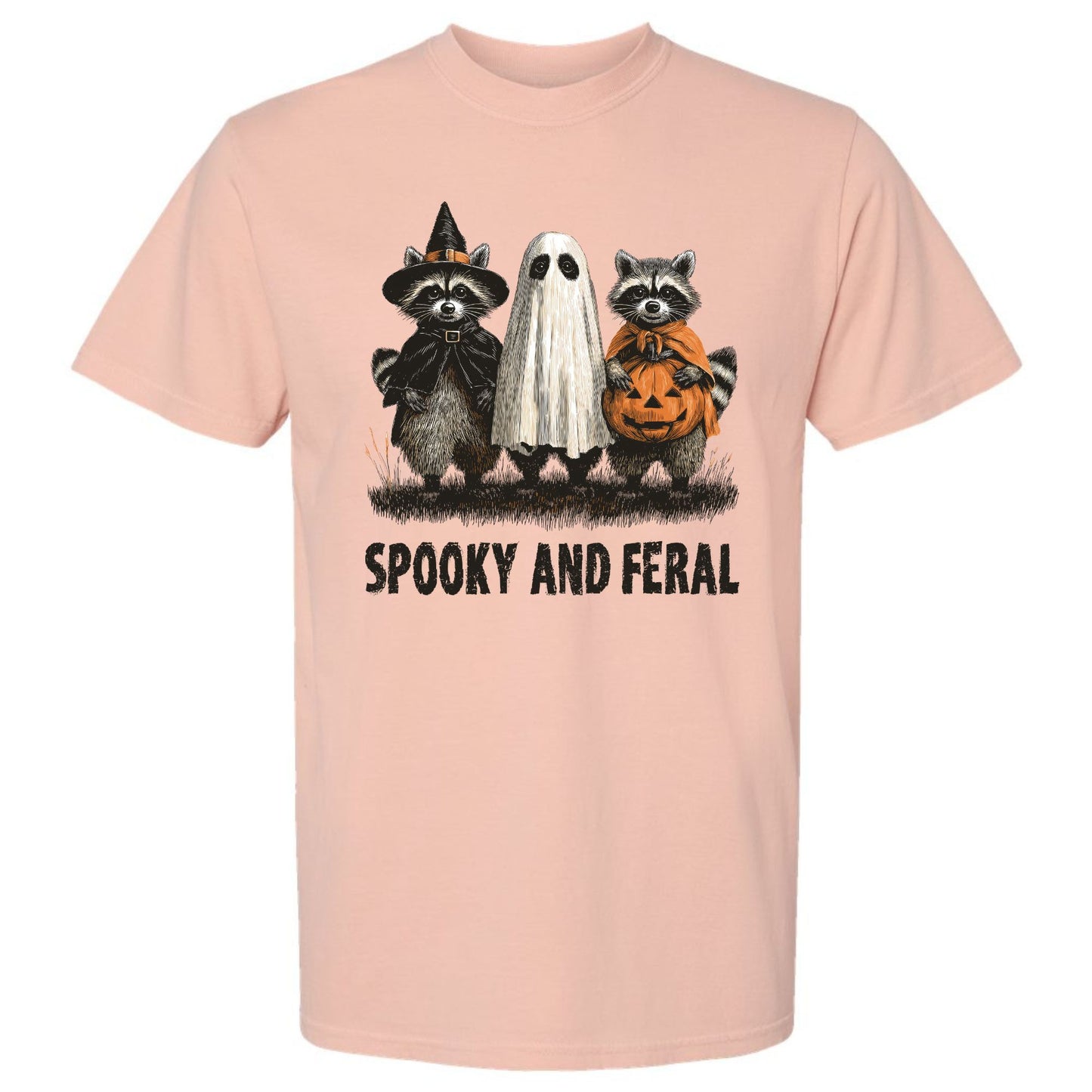 Spooky and Feral Raccoon T-shirt