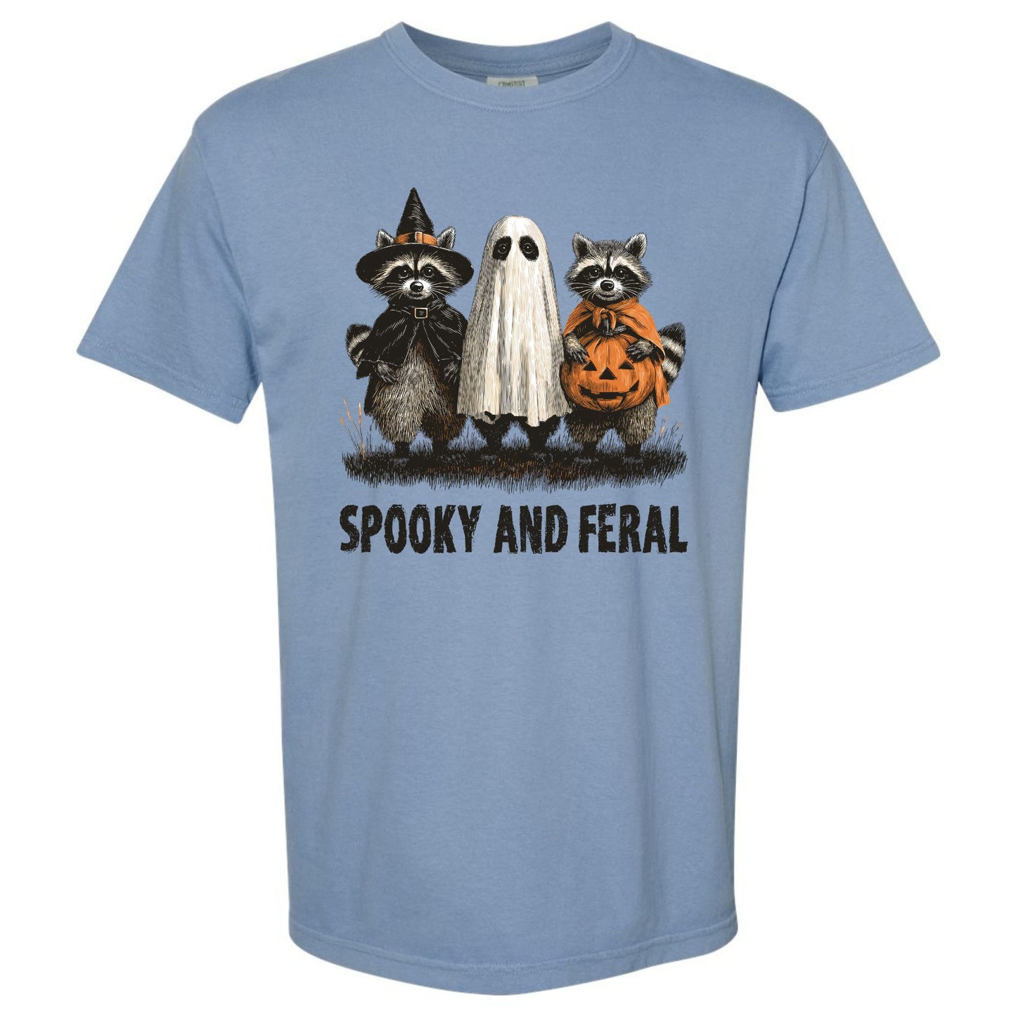 Spooky and Feral Raccoon T-shirt