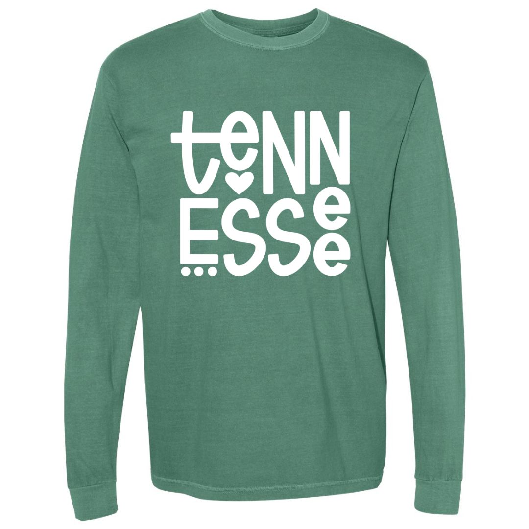 Tennessee Comfort Colors Long Sleeve T-shirt