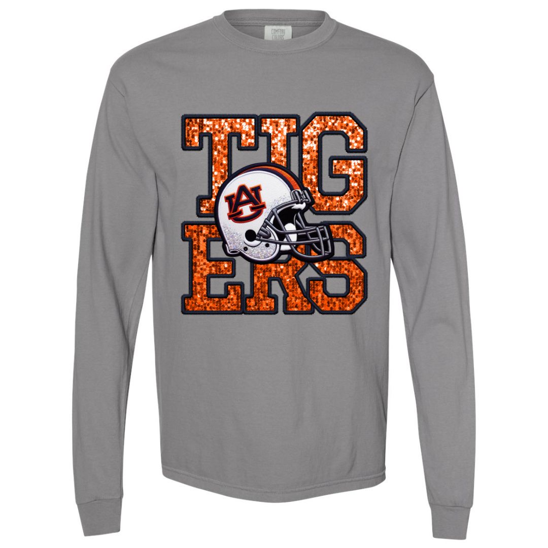 Auburn Tigers Faux Sequins T-shirt