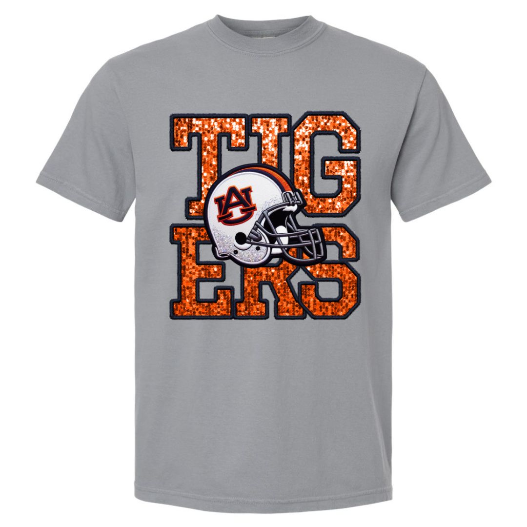 Auburn Tigers Faux Sequins T-shirt