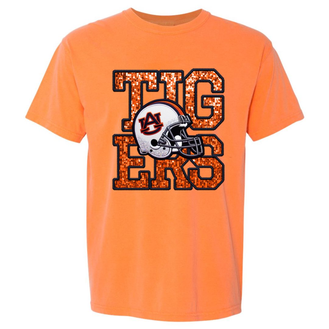 Auburn Tigers Faux Sequins T-shirt