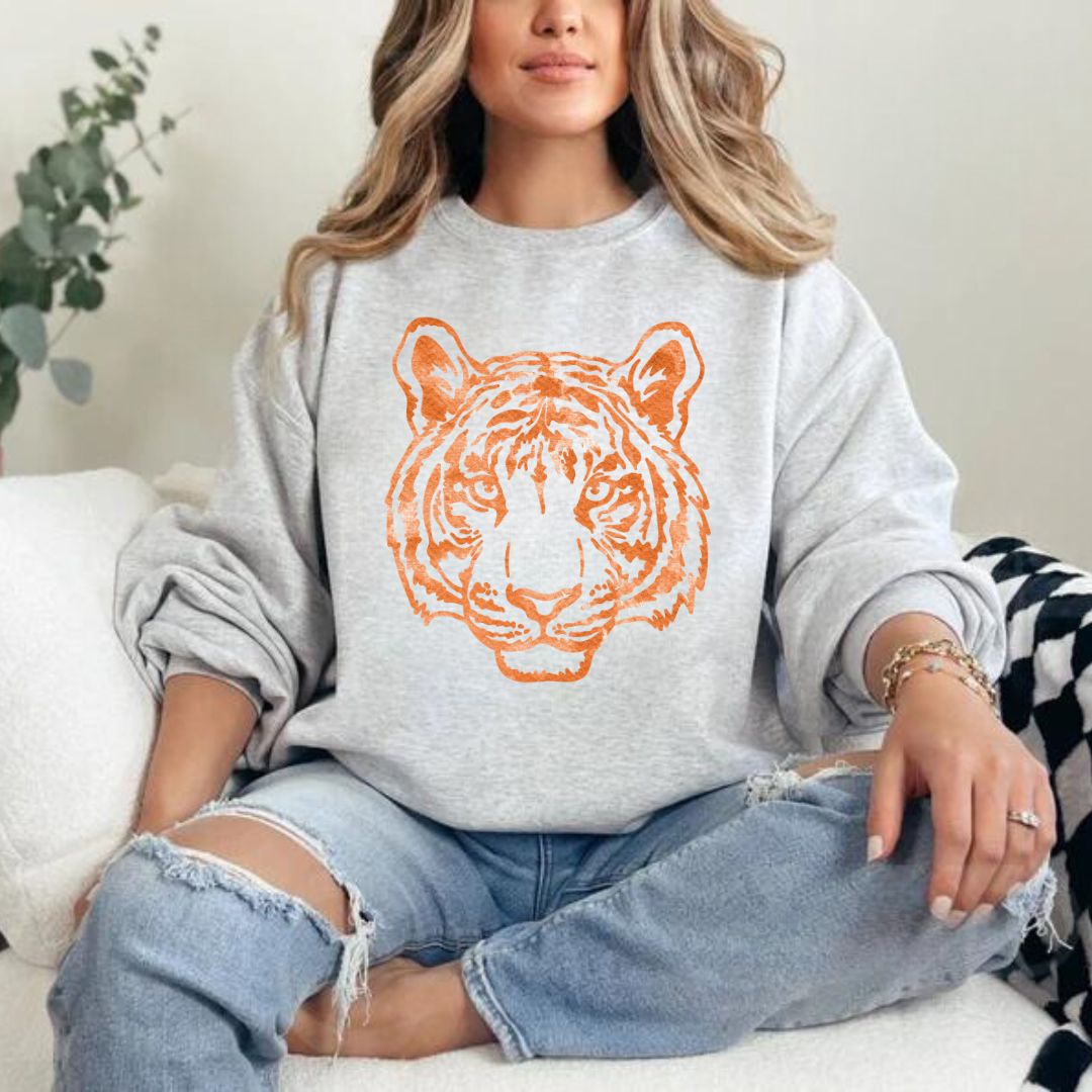 Watercolor Tiger Sweatshirt